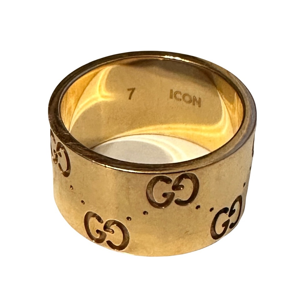 Gucci Icon 18K yellow gold women’s ring - Picture 3 of 6